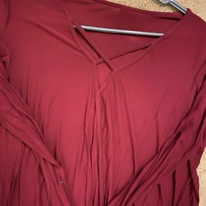 Comfy criss cross shirt